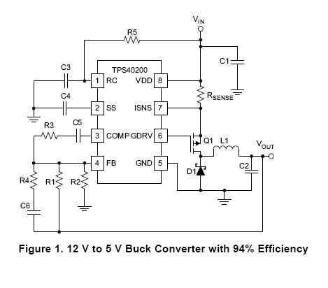 TPS40200DR block diagram