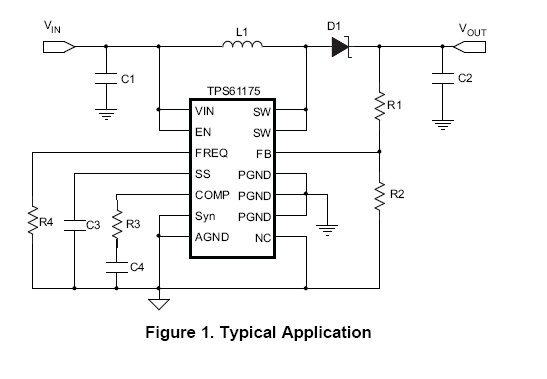 TPS61175PWPR block diagram