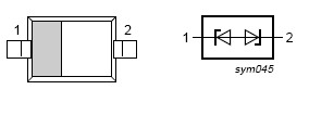 PESD12VL1BA Pin Configuration