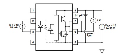 HCPL-3150 circuit diagram