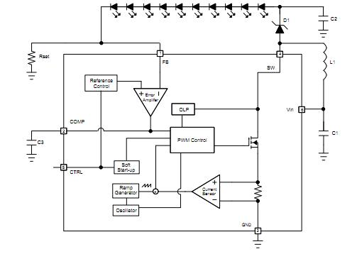 TPS61160DRVR block diagram