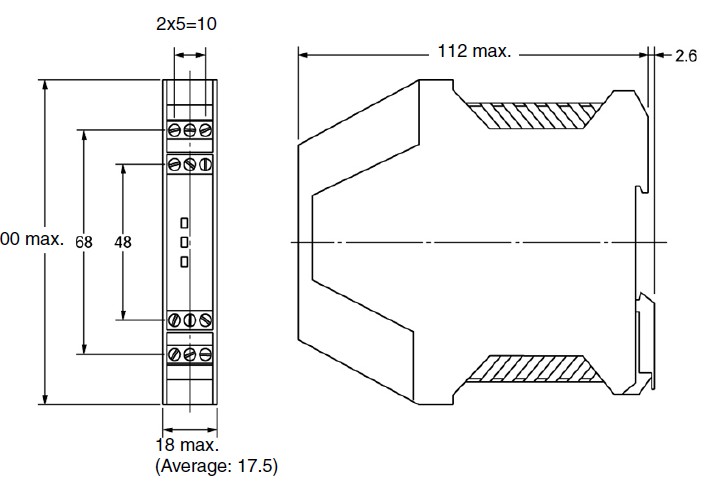 G9SB-3012-A dimension figure