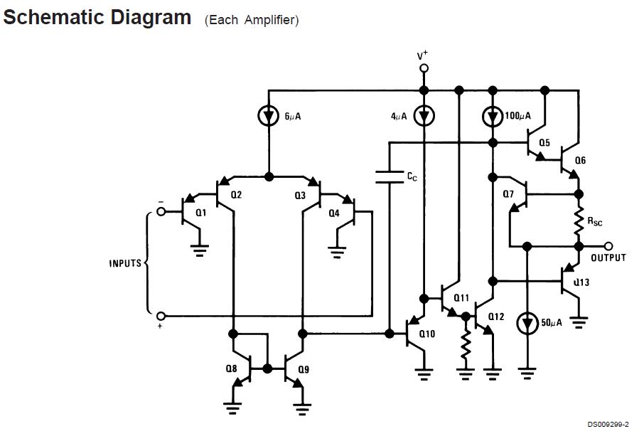 LM324M block diagram