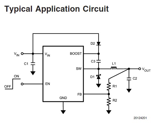 LM2736YMK block diagram