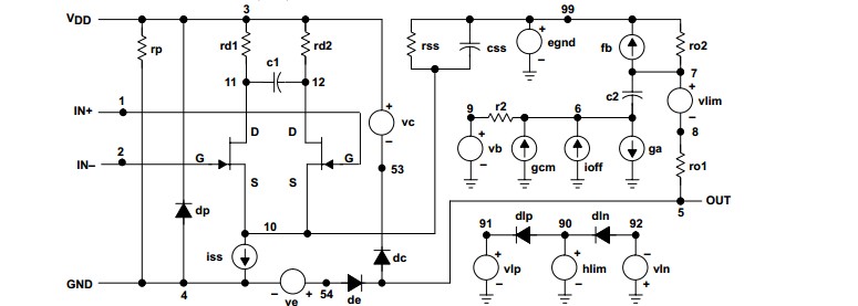 TLV2763IDGSR block diagram