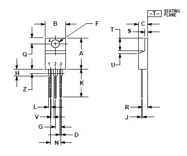 TIP122 dimension figure