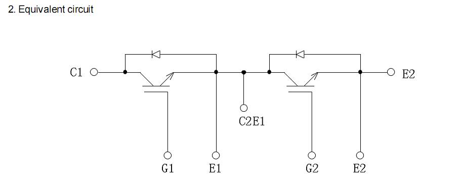 2mbi300ta-060 equivalent circuit