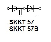 SKKH57/16E pin connection