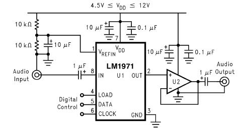 LM1971M block diagram