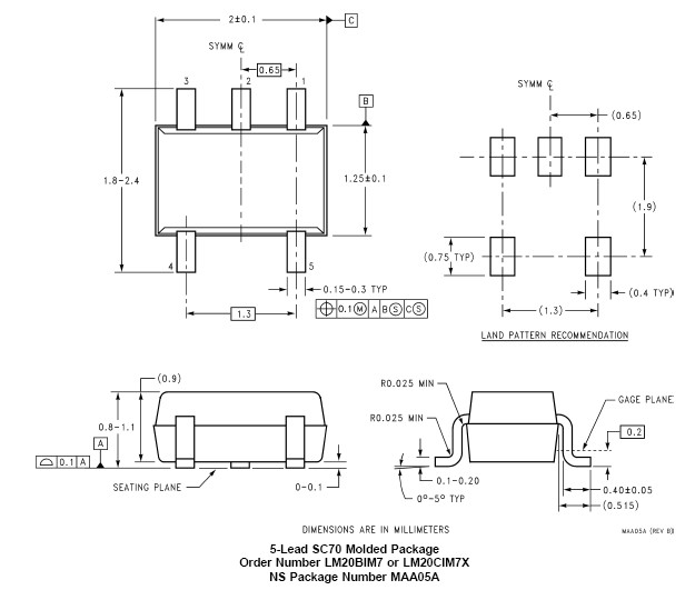 LM20CIM7X dimension