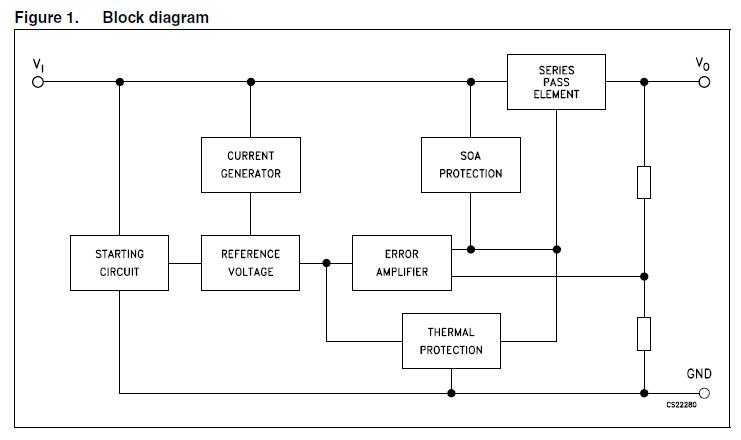 78M05 block diagram