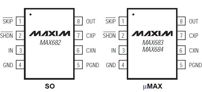 MAX682ESA pin connection