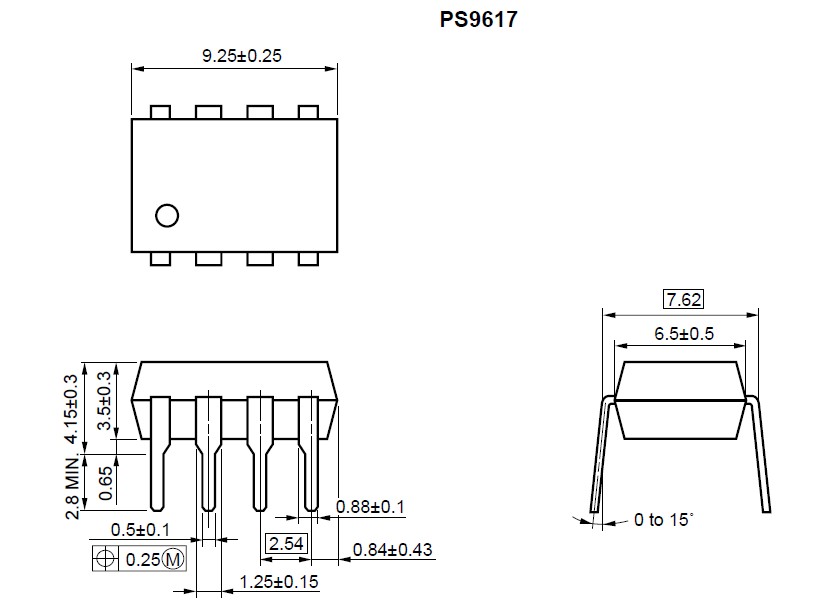 PS9617 pin connection