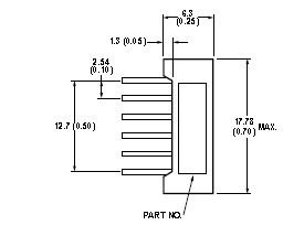 HDSP-73303 pin connection