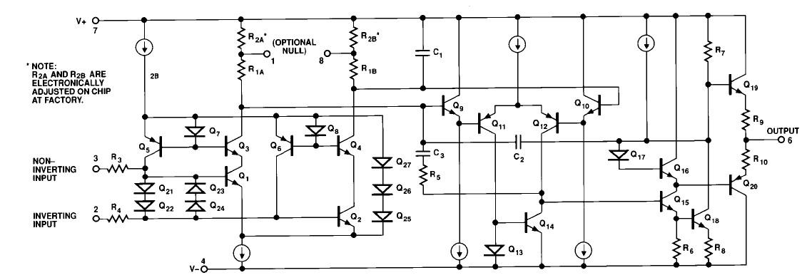 OP177 pin connection