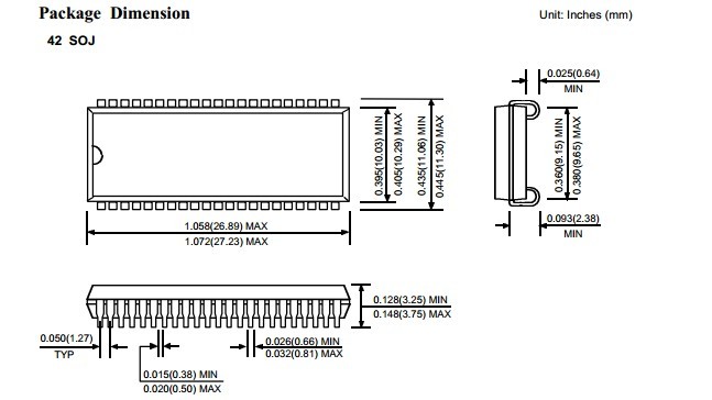 GM71V18163CT5 pin connection