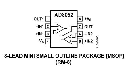 AD8052 Diagram
