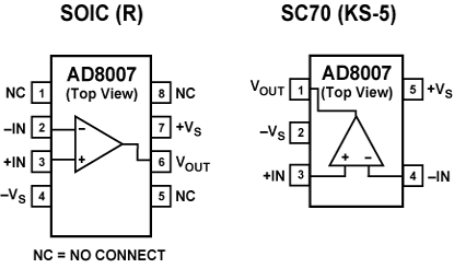 AD8007 Diagram
