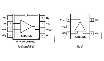 AD8055 Diagram