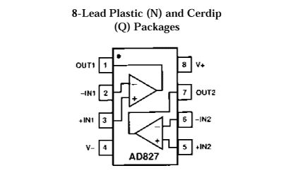 AD827 Diagram