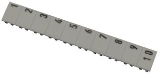 AB1B610 - TERMINAL BLOCK MARKER, 1 TO 10, 6MM detail