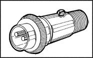 80MC2M - CONNECTOR, DIN AUDIO, PLUG, 2WAY detail