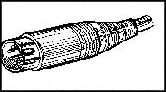 9-212437-2 - CONNECTOR, DIN AUDIO, PLUG, 8WAY detail