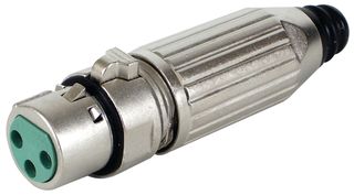 AAA3FZ - CONNECTOR, XLR, FEMALE, 3POS detail