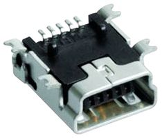 897-43-005-00-100001 - MINI USB TYPE B CONNECTOR RECEPTACLE 5POS SMD detail