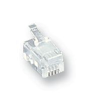 90075-0027 - RJ10 MODULAR, PLUG, 4POS, 1PORT detail