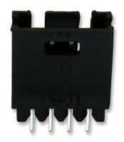 826647-4 - CONNECTOR, 4WAY, VERTICAL, 2.54 detail