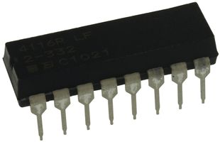 4116R-2-332LF - RESISTOR, BUS RES N/W 15, 3.3KOHM, 2%, DIP detail