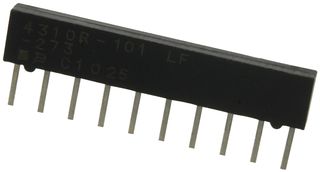 4310R-101-273LF - RESISTOR, BUS RES N/W, 9, 27 OHM, 0.02, SIP detail