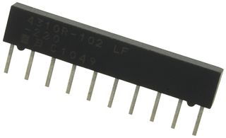 4310R-102-220LF - RESISTOR, BUS RES N/W, 9, 22 OHM, 0.02, SIP detail