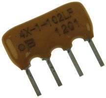 4604X-101-102LF - RESISTOR ARRAY, 3, 1KOHM, ±2%, THD detail