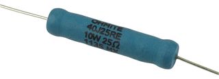 40J25RE - RESISTOR, WIREWOUND, 25 OHM, 10W, 5% detail