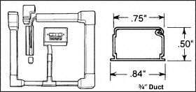 8443-0485 - ADHESIVE-BACKED SURFACE MOUNT RACEWAY detail