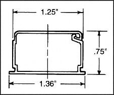 8443-0486 - ADHESIVE-BACKED SURFACE MOUNT RACEWAY detail