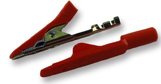 HIRSCHMANN TEST AND MEASUREMENT930318101ALLIGATOR CLIP, 4MM, RED, PK5 detail