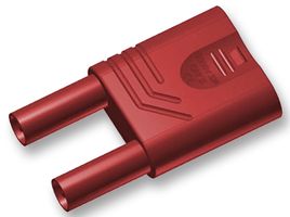 HIRSCHMANN TEST AND MEASUREMENT932200101PLUG, 4MM, DUAL, RED detail