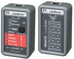 62-200 - LINKMASTER UTP/STP TESTER, SINGLE ENDED detail