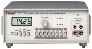 72-7400 - PRECISION MILLI/MICRO OHMMETER, 20KOHM detail