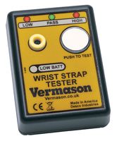 VERMASON225220TESTER, WRIST STRAP, 9V BATTERY detail