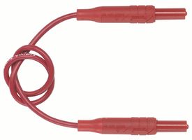 5291A-36-2 - BANANA PLUG PATCH CORD, 36IN, RED detail