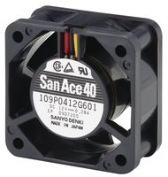 109P0424H602 - AXIAL FAN, 40MM, 24VDC, 70mA detail