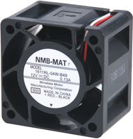 1611RL-04W-B80-B00 - AXIAL FAN, 40MM, 12VDC, 620mA detail