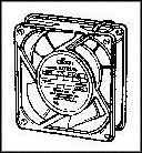 3115FS-12T-B00-A00 - AXIAL FAN, 80MM, 115VAC, 45mA detail