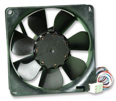 3412N/2GLLE-453 - AXIAL FAN, 92 MM, 12 VDC, 20.85 CFM, 12 dBA detail