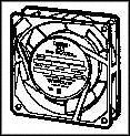 3610PS-23T-B20-A00 - AXIAL FAN, 92MM, 230VAC, 44mA detail