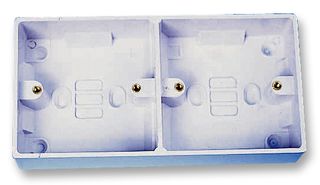 PRO ELEC8282-32BACK BOX, 2 X SINGLE, 32MM detail